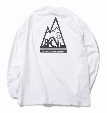 Prillmal STRETCH LONG SLEEVE T / WHITE