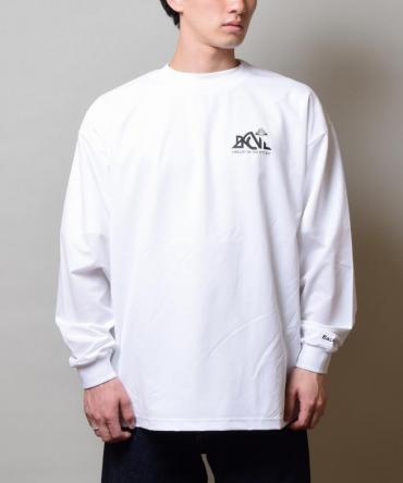 Prillmal STRETCH LONG SLEEVE T / WHITE