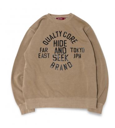 CIRCLE SWEAT SHIRTS *カーキ*