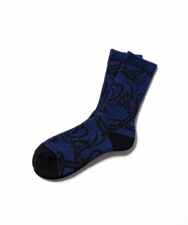 ORIGINAL TRIBAL CAMO SOX (S.L) *ネイビー*