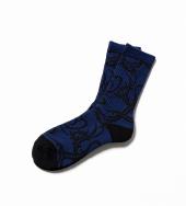 ORIGINAL TRIBAL CAMO SOX (S.L) *ネイビー*