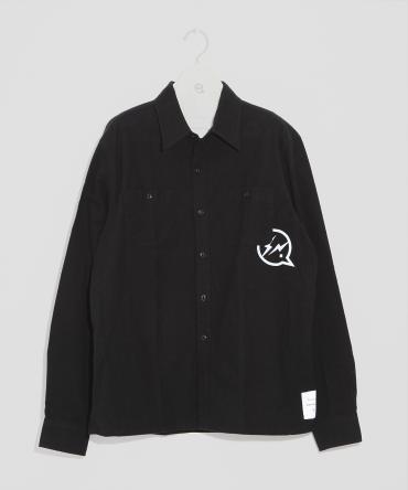 Iconflannel shirt *ブラック*