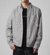 Icon stripe coaches shirt *ブラック*