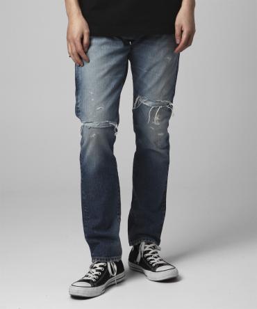 Remake regular fit denim pants *インディゴ*