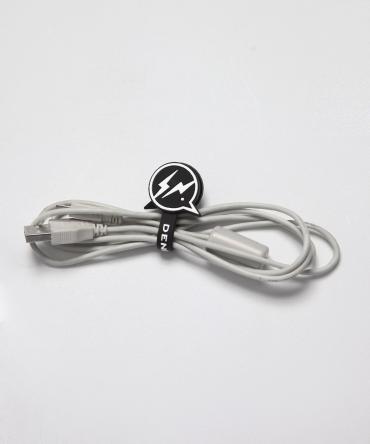 Icon cable clips *ホワイト×ブラック*
