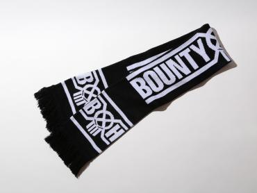 BxH LOGO KNIT MUFFLER *ブラックxホワイト*