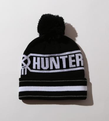 BxH LOGO KNIT CAP *ブラックxホワイト*