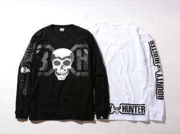 BxH LOGO SKULL L/S TEE *ブラック*