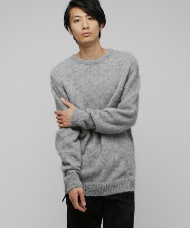 Mohair knit tops *グレー*