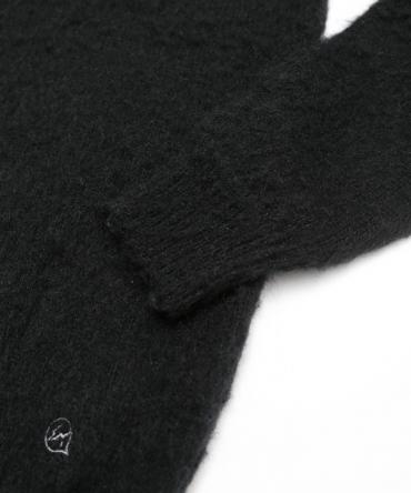 Mohair knit tops  *ブラック*