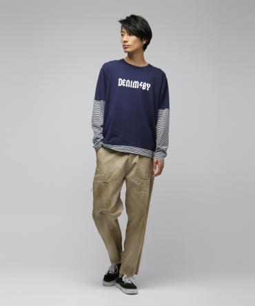 Wide remake chino pants  *ベージュ*