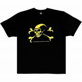 BxH REMASTERED OLD SKULL Tee BLACK/YELLOW