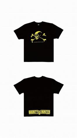 BxH REMASTERED OLD SKULL Tee BLACK/YELLOW