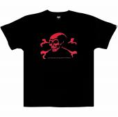 BxH REMASTERED OLD SKULL Tee BLACK/RED