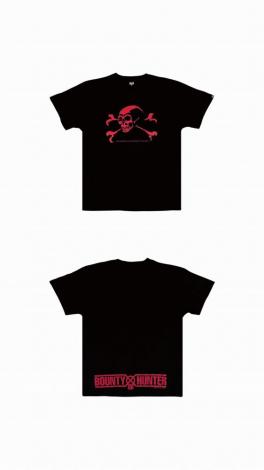 BxH REMASTERED OLD SKULL Tee BLACK/RED