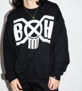 BxH LOGO CREW NECK SWEAT SHIRTS *ブラック*