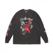 Heart And Dagger L/S Tee *ダークグレーフロント*