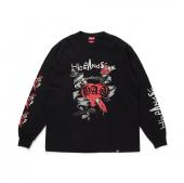 Heart And Dagger L/S Tee *ブラックフロント*