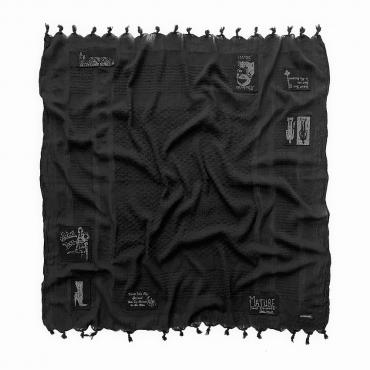 Bizarre pach Shemagh scarf *Black*