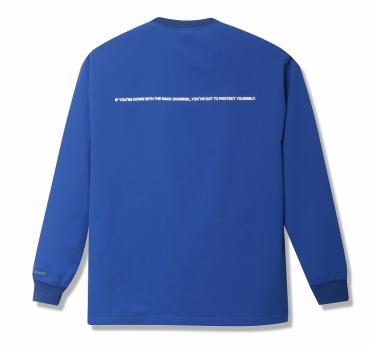 STRETCH LIGHT LONG SLEEVE T / BLUE