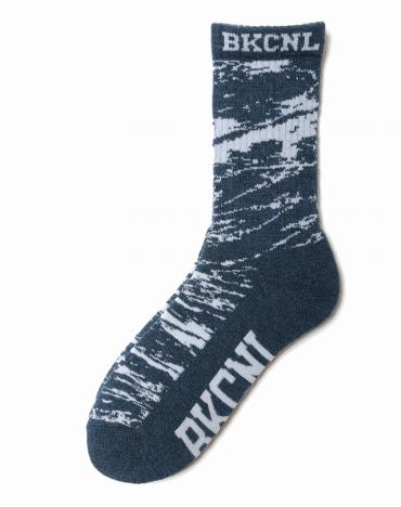 GHOSTLION CAMO SOCKS 2021AW / MIX NAVY