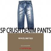 5P CRUSH DENIM PANTS