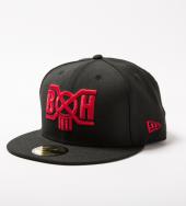 BxH NEW ERA 59 FIFTY *ブラック×レッド*