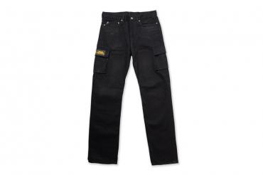 NARROW 6 POCKET BLACK DENIM PANTS