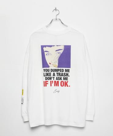 Girs Series ”Emily” Longsleeve T-shirt*ホワイト*