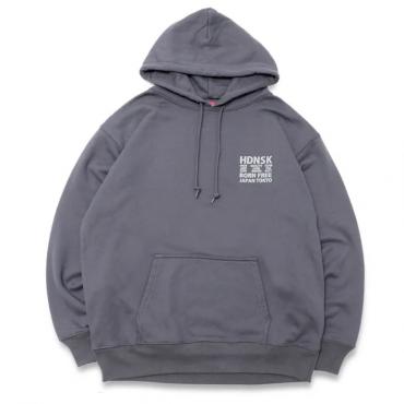 Flame Hooded Sweat Shirt *チャコール*