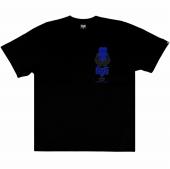 BxH SKULL-KUN Tee【BLACK/BLUE】