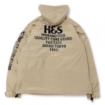 Nylon HOODED JACKET *カーキ*