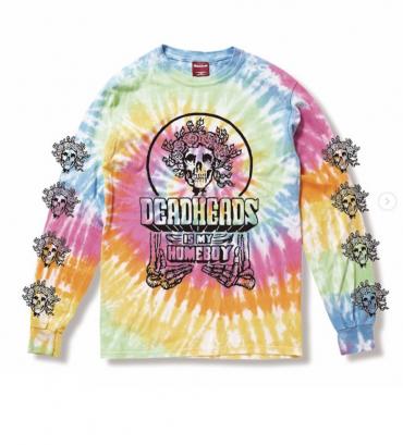 THC x H&S L/S TEE(TIEDYE) *パステル*