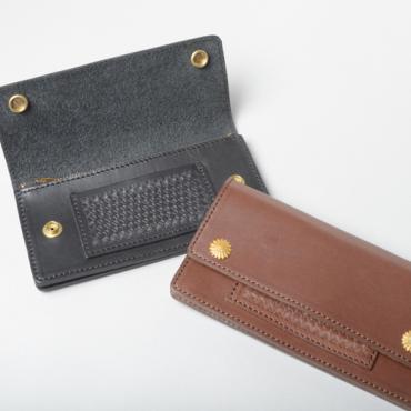 LEATHER WALLET TYPE A *ブラウン*