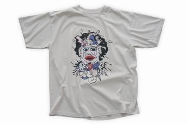 Catoon chainsaw massacre Tee   *ホワイト*