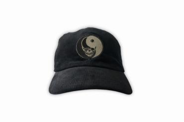 Skull yin yang Corduroy cap  *ブラック*