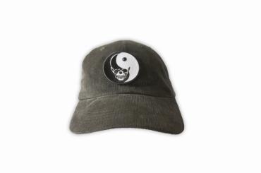 Skull yin yang Corduroy cap  *グレー*