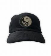Skull yin yang Corduroy cap  *ブラック*