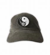 Skull yin yang Corduroy cap  *グレー*