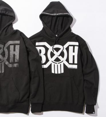 BxH LOGO PULLOVER PK *ブラック×ホワイト*