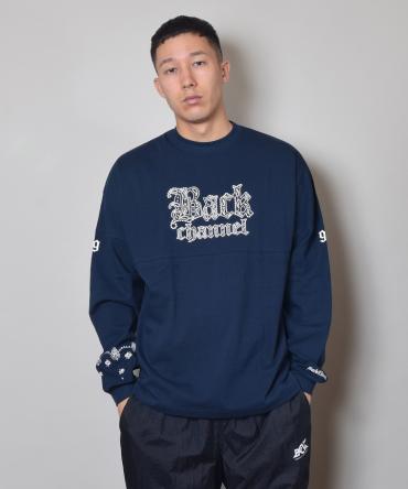 WIDE LONG SLEEVE T / NAVY