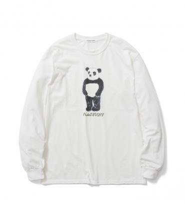 "PANDA" L/S Tee *ホワイト*