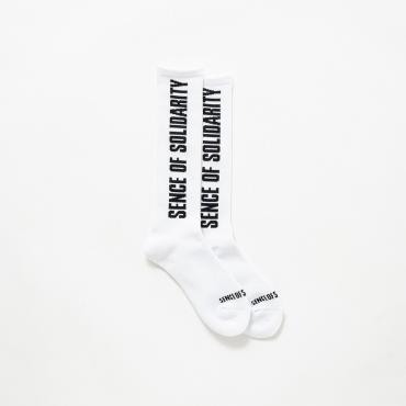 HIGH SOCKS LOGO *ホワイト*