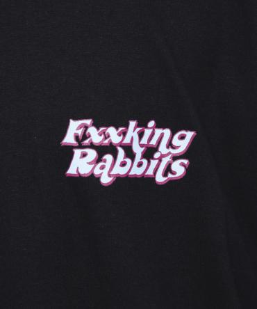 Masked Rabbit Long sleeve T-shirt [ FRC594 ]*ブラック*