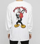 Masked Rabbit Long sleeve T-shirt [ FRC594 ]*ホワイト*