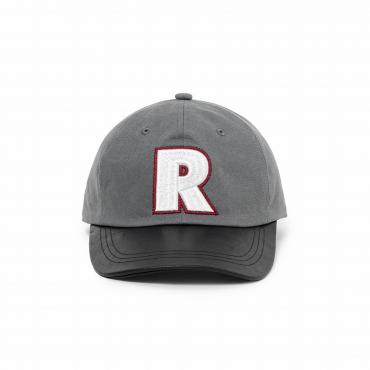 HORSE LEATHER COMBI CAP / RED