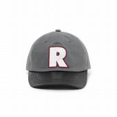 HORSE LEATHER COMBI CAP / RED