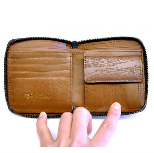 SURPRISE(サプライズ) / GHOSTLION CAMO LEATHER WALLET *ブラウン*