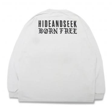 Born Free L/S Tee(23aw) *ライトグレー*