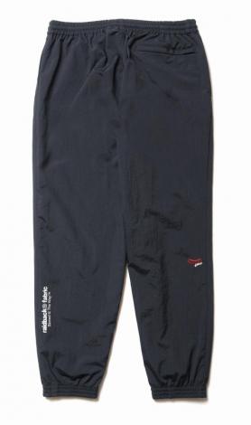 raidback fabric TRACK PANTS / BLACK